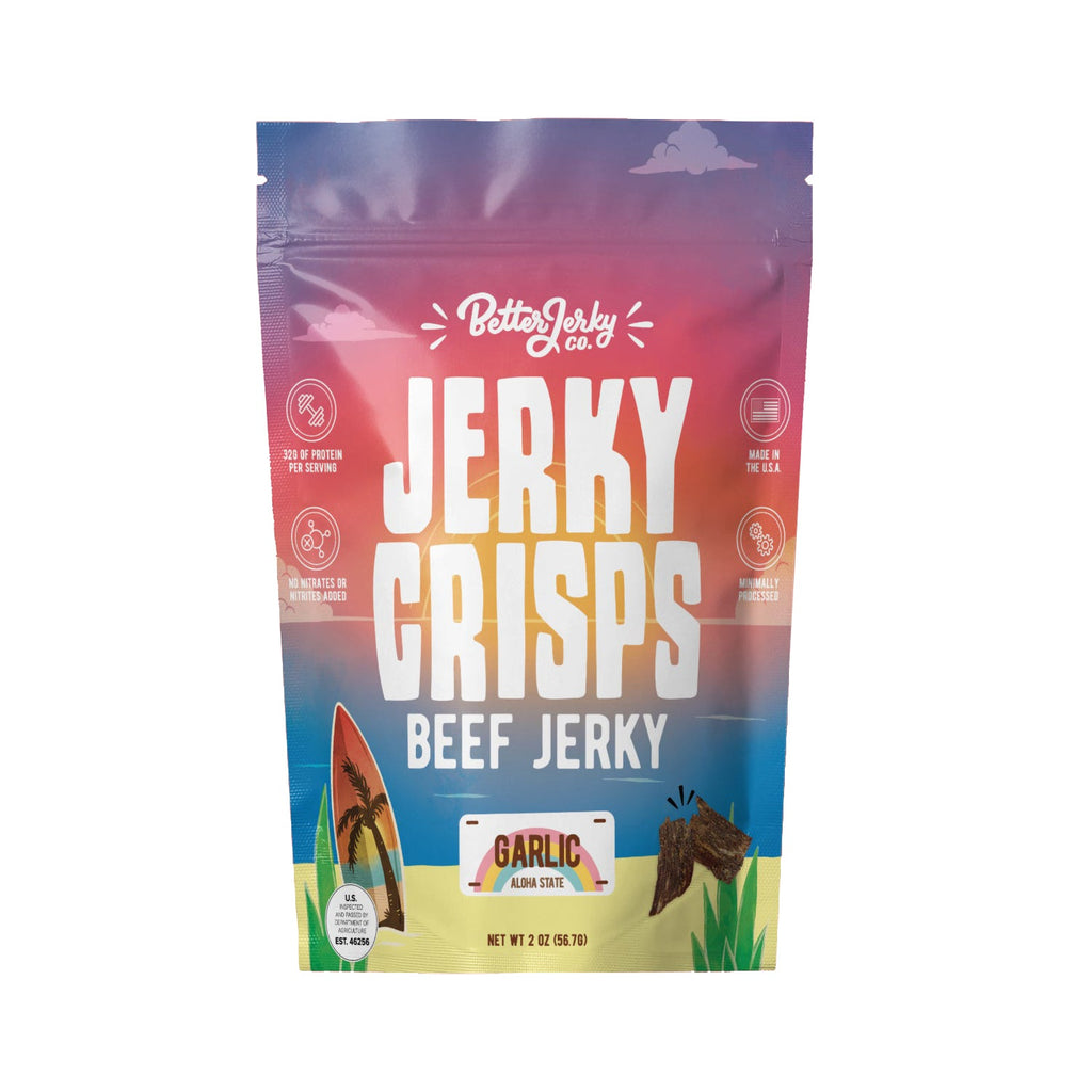 Hawaiian Style Garlic Crispy Beef Jerky