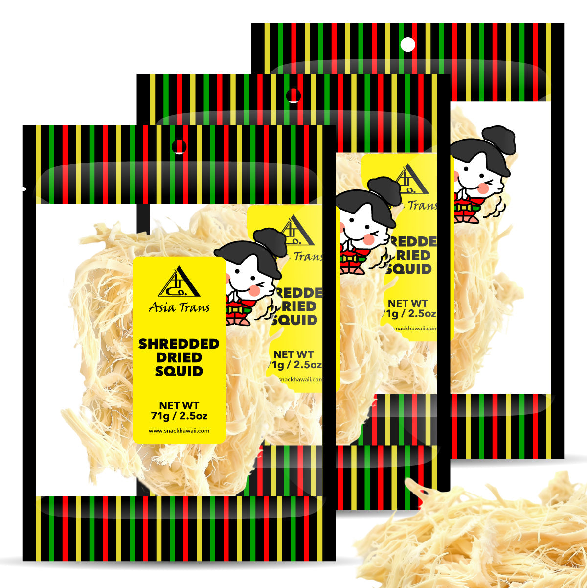 Dried Shredded Cuttlefish Ika (Squid)