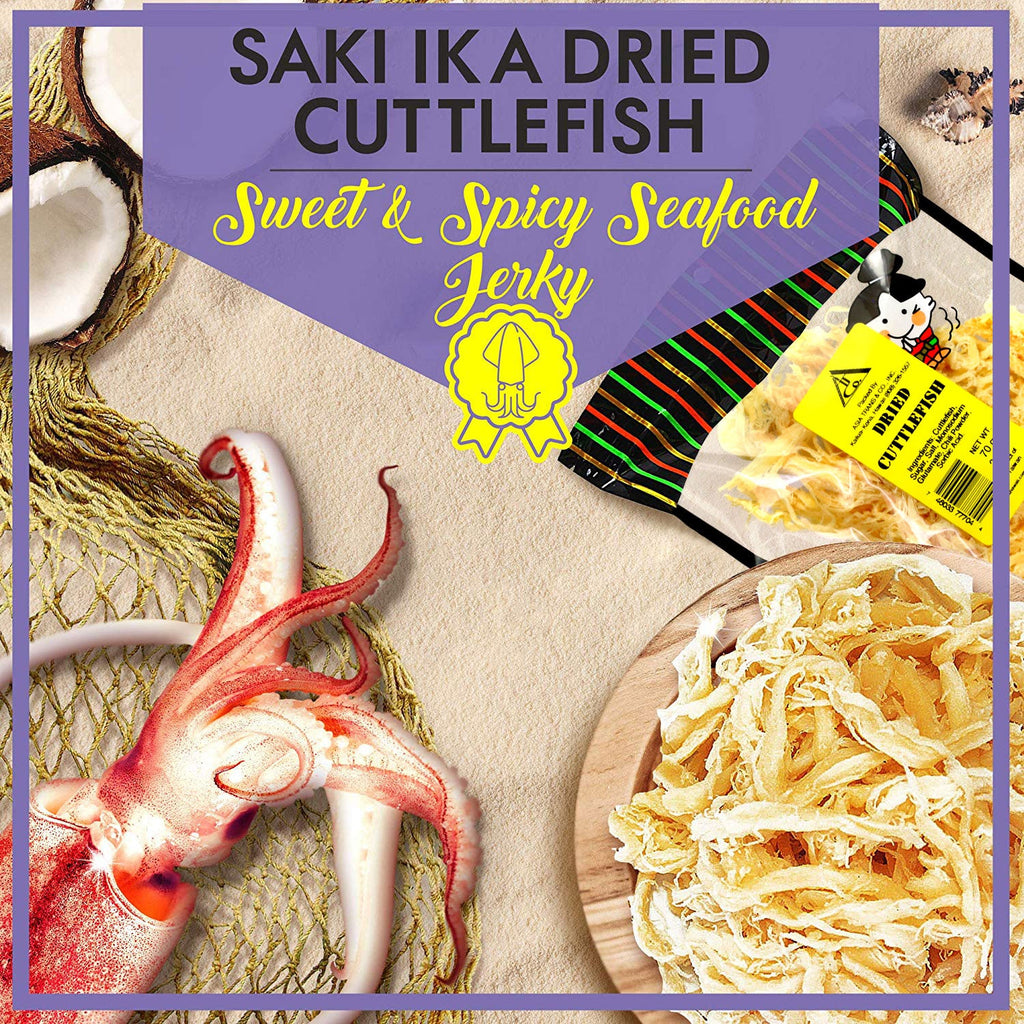 Dried Shredded Cuttlefish Ika (Squid)