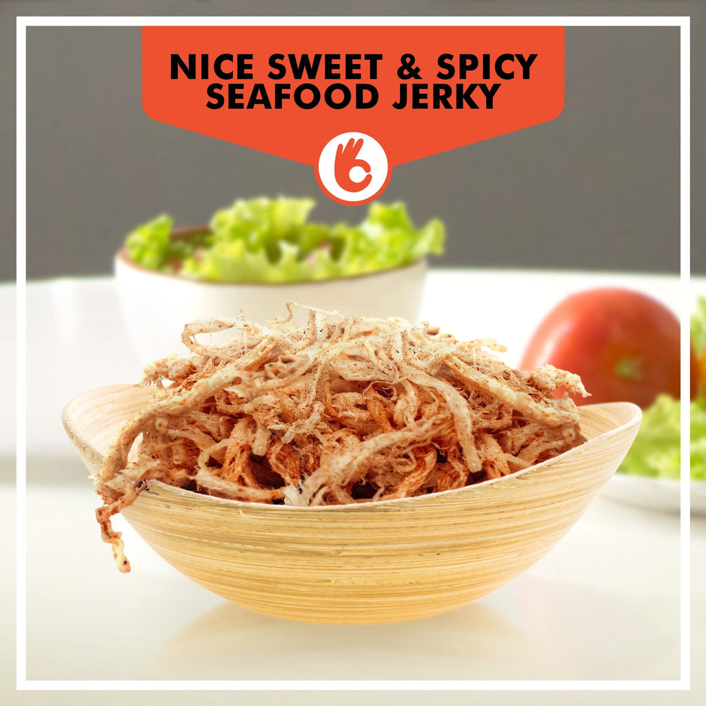 Spicy Hot Dried Shredded Cuttlefish Ika (Squid)