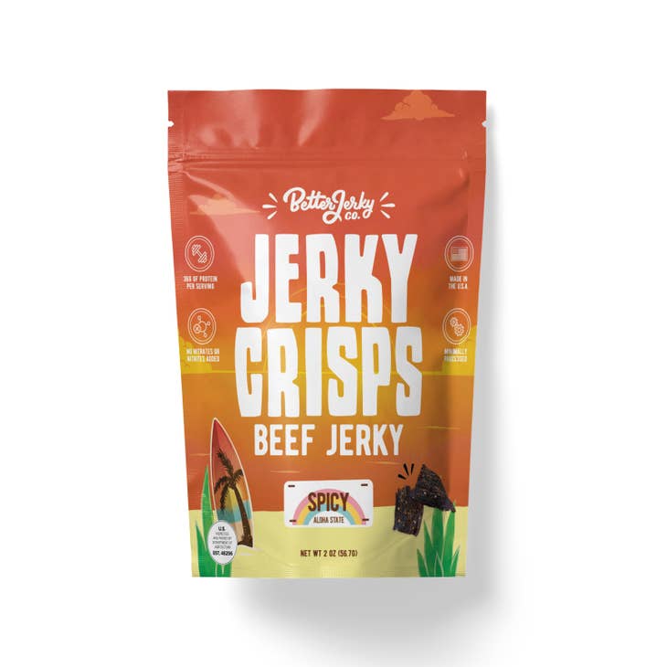 Hawaiian Style Spicy Crispy Beef Jerky