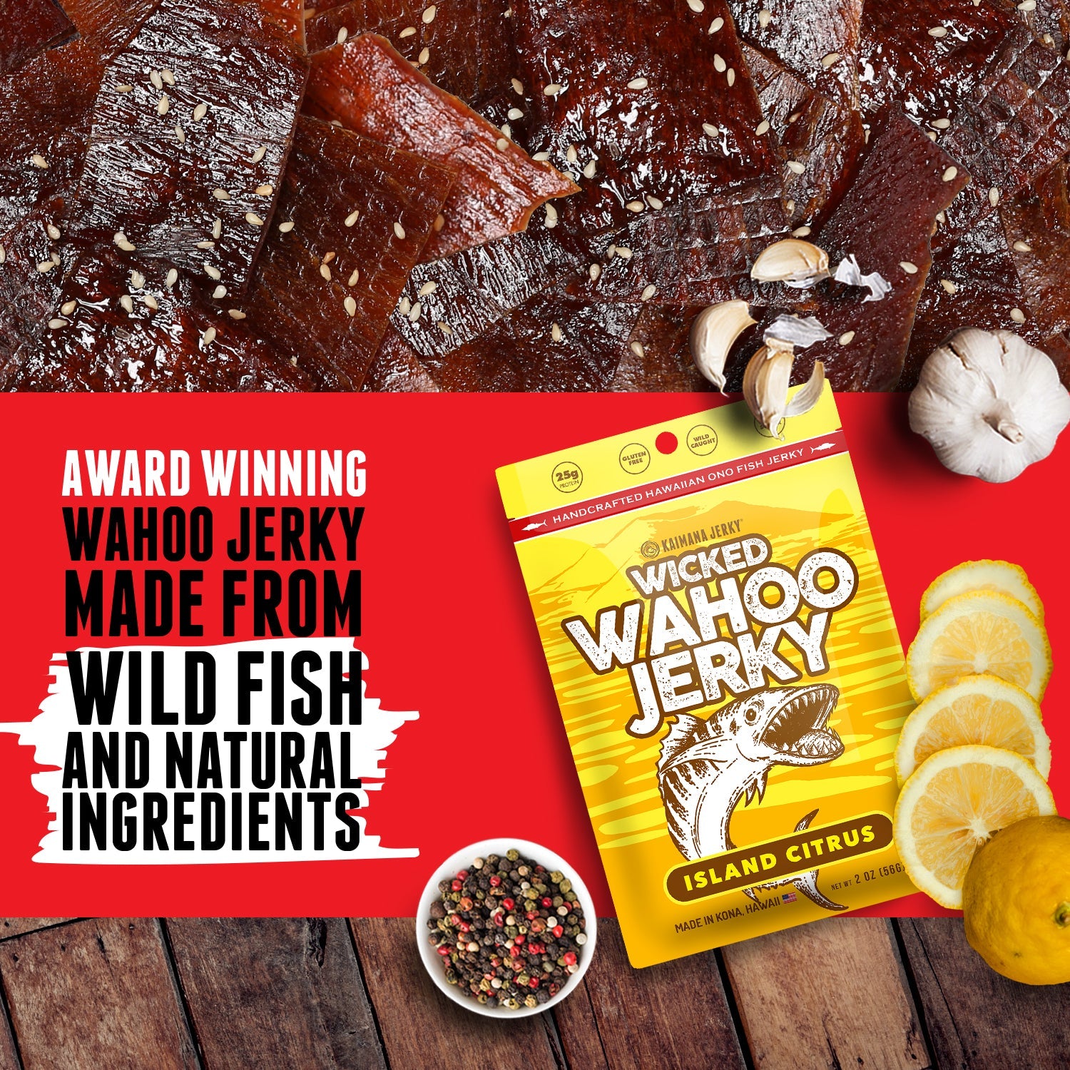 Island Citrus Wahoo Jerky