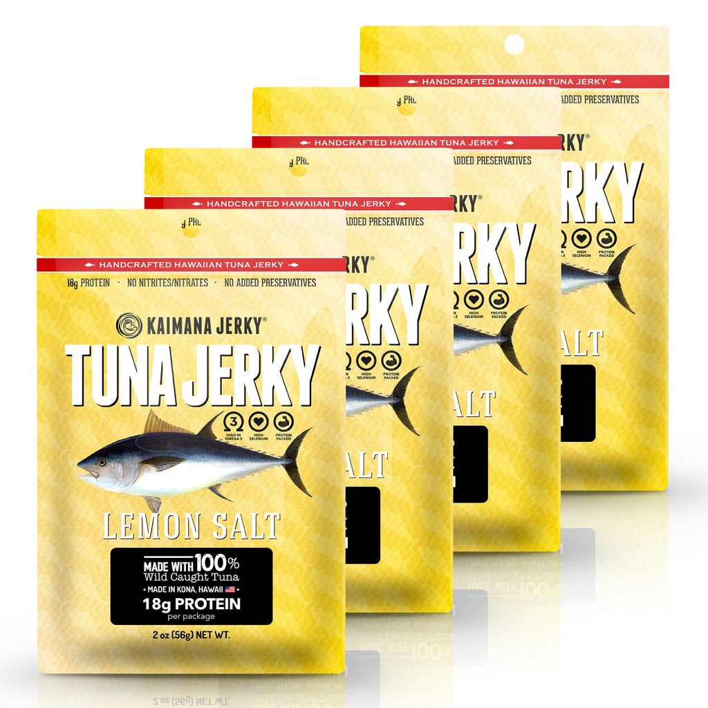Lemon Salt Ahi Tuna Jerky (4 Pack)