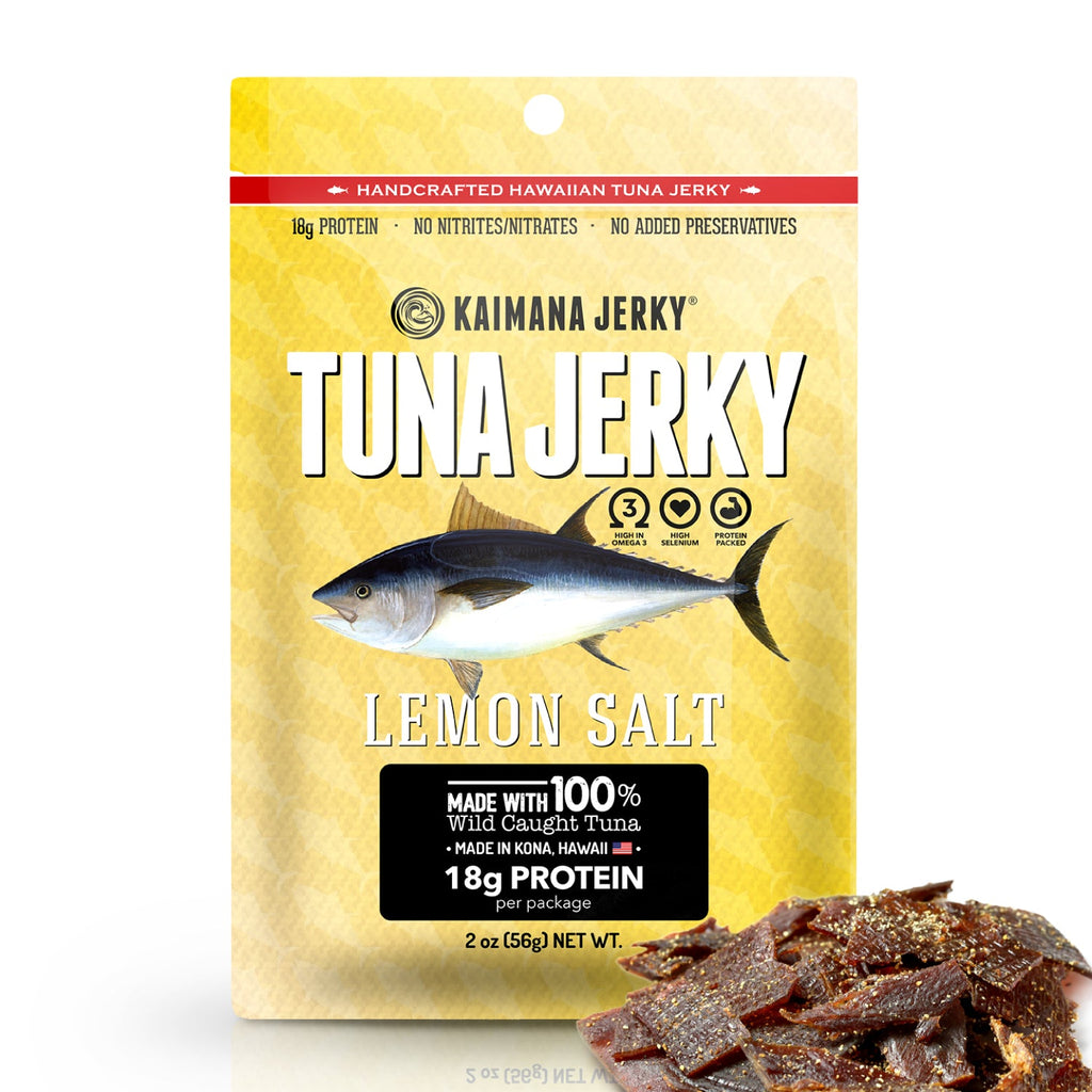 Lemon Salt Ahi Tuna Jerky (4 Pack)
