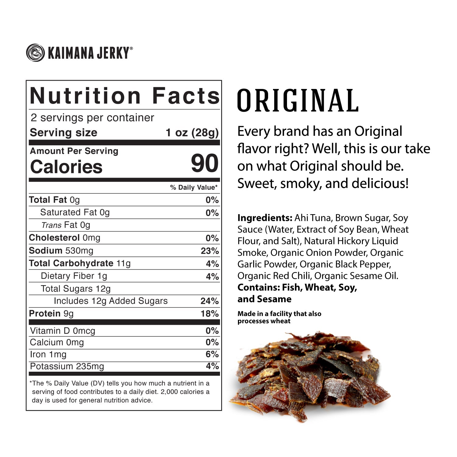 Original Ahi Tuna Jerky (4 Pack)