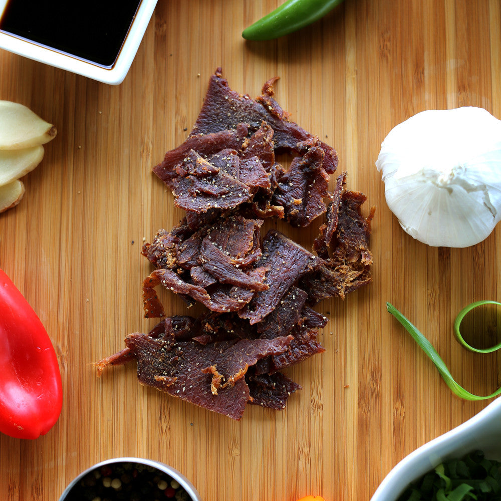 Peppered Ahi Tuna Jerky