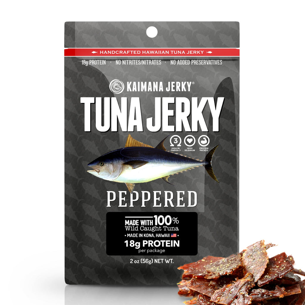 Peppered Ahi Tuna Jerky