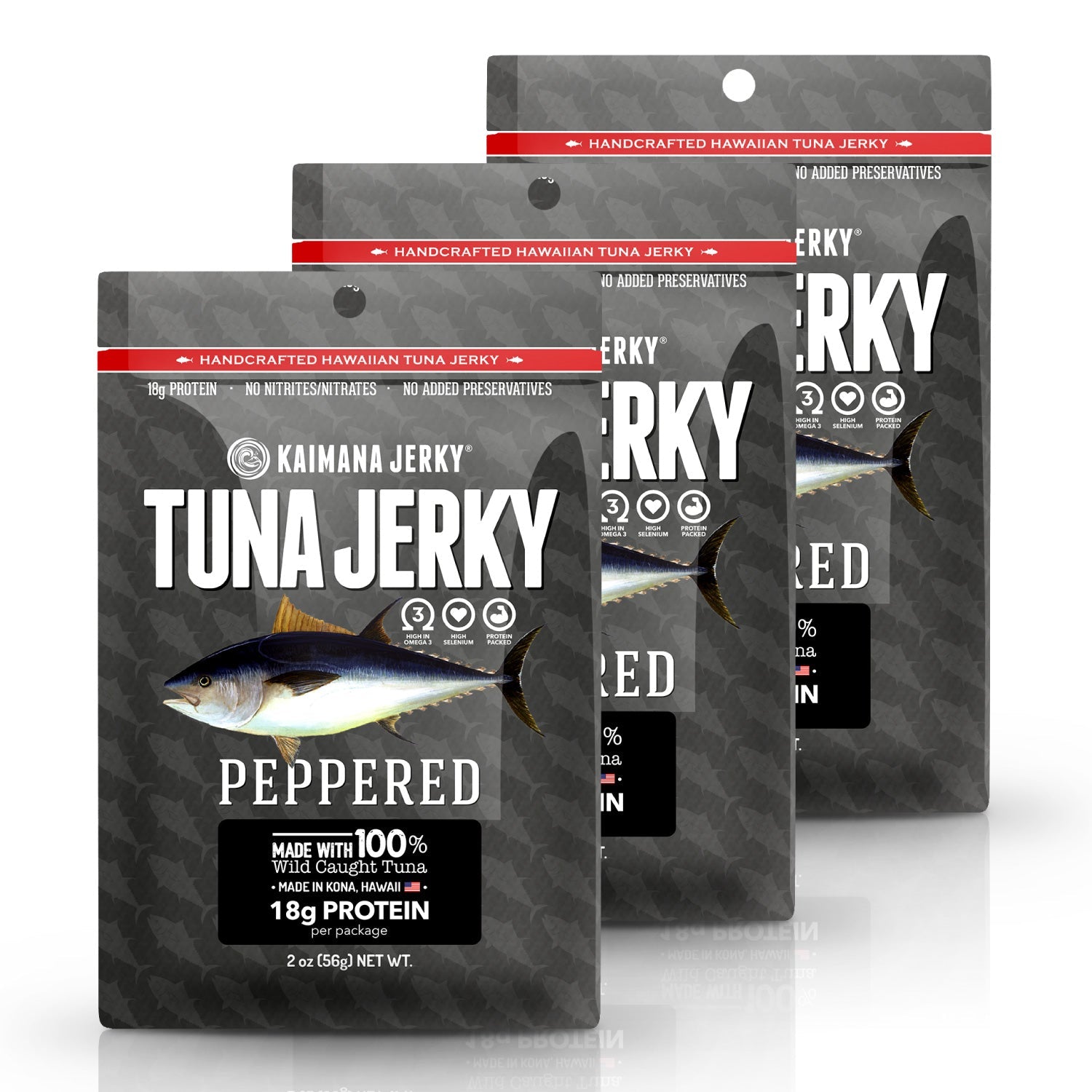 Peppered Ahi Tuna Jerky