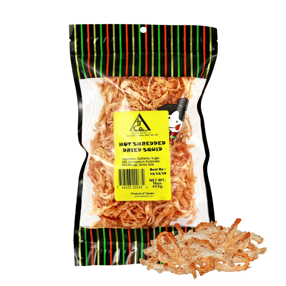 Spicy Hot Dried Shredded Cuttlefish Ika (Squid)