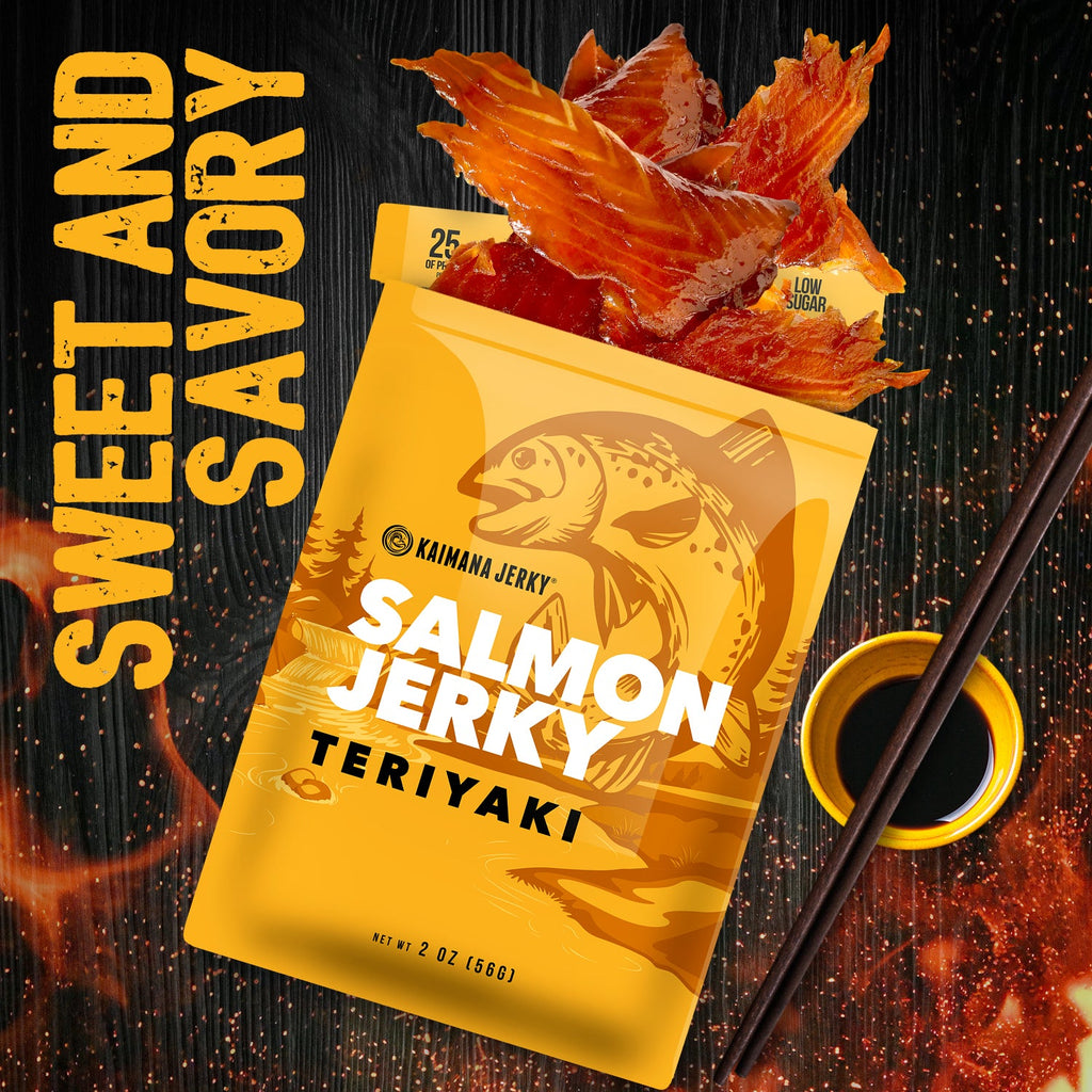 Teriyaki Salmon Jerky
