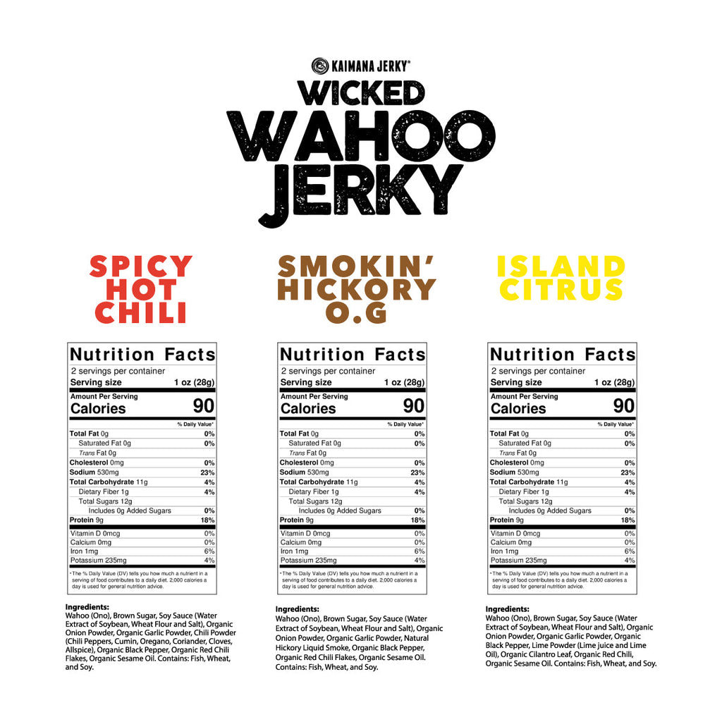 Wahoo Jerky Variety Pack